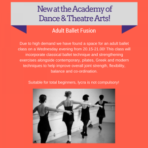 New at the Academy of Dance & Theatre Arts